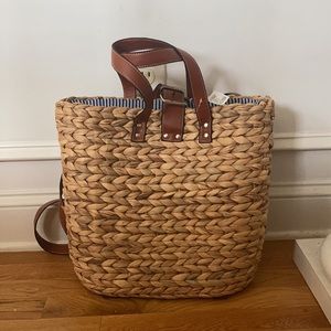 Woven backpack/tote